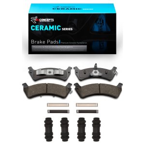 Ford Explorer Brake Pads - Rear - R1 Concepts - Ceramic - `95-`02
